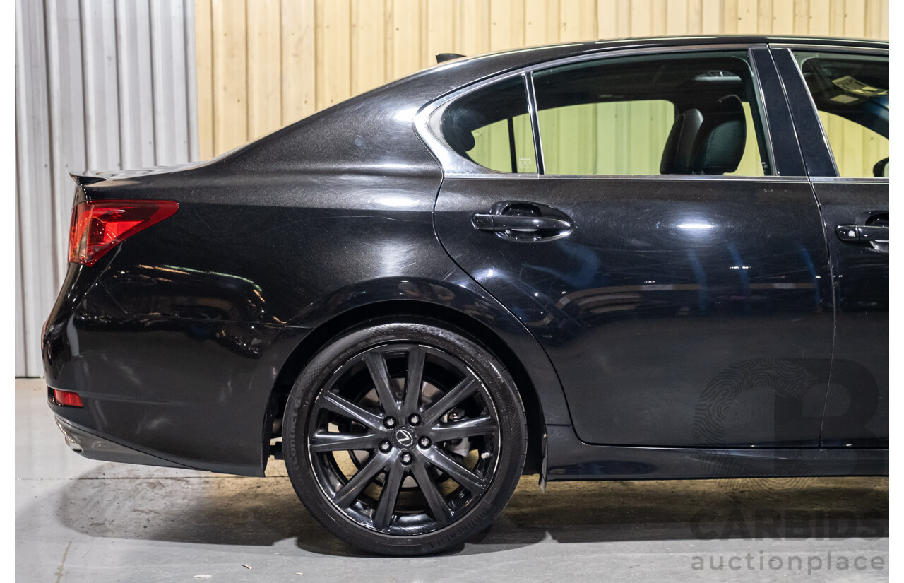 3/2015 Lexus GS350 F-Sport GRL10R MY15 4d Sedan Metallic Black V6 3.5L