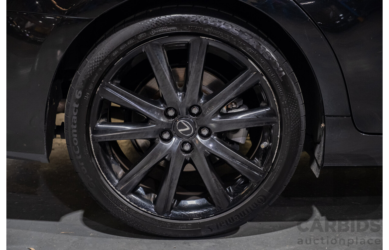 3/2015 Lexus GS350 F-Sport GRL10R MY15 4d Sedan Metallic Black V6 3.5L