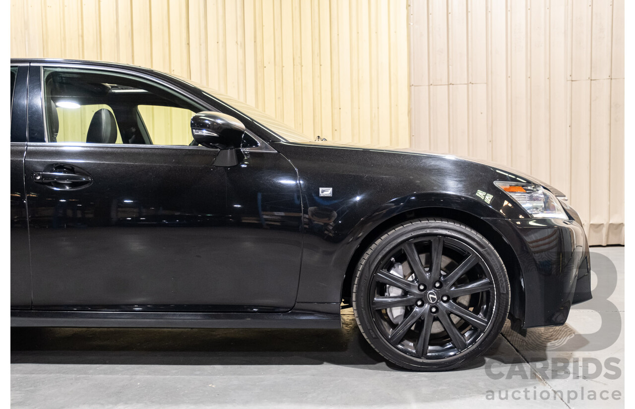 3/2015 Lexus GS350 F-Sport GRL10R MY15 4d Sedan Metallic Black V6 3.5L