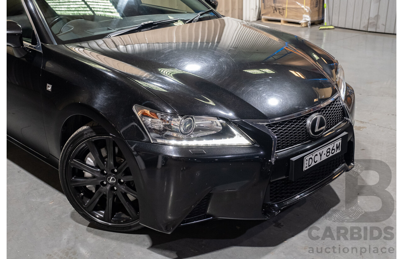 3/2015 Lexus GS350 F-Sport GRL10R MY15 4d Sedan Metallic Black V6 3.5L