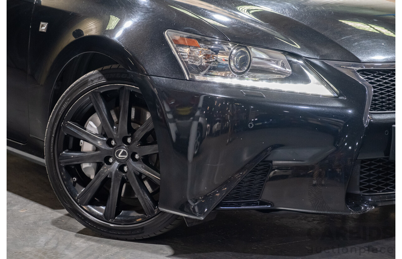 3/2015 Lexus GS350 F-Sport GRL10R MY15 4d Sedan Metallic Black V6 3.5L