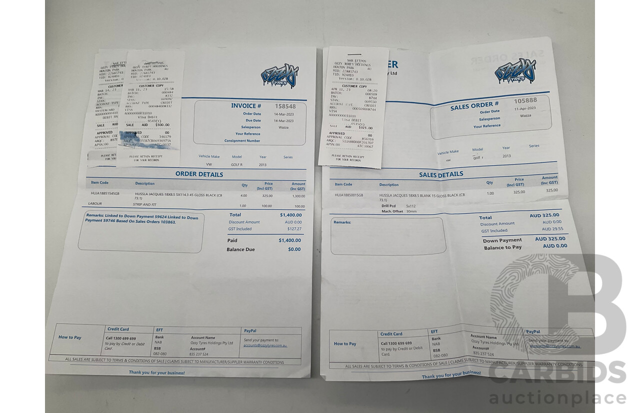 1/2013 Volkswagen Golf R (AWD) 1K MY13 5d Hatchback Rising Blue Metallic Turbo 2.0L