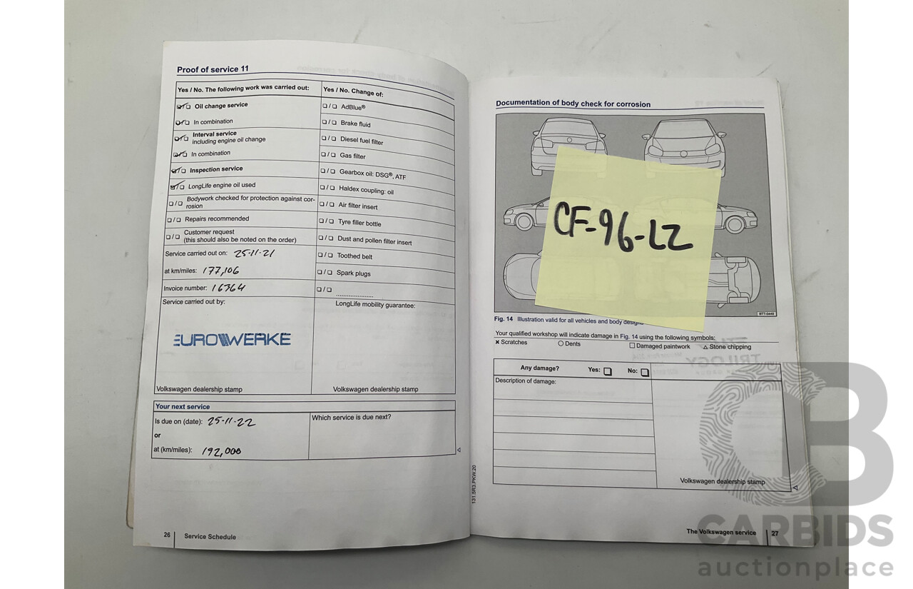 1/2013 Volkswagen Golf R (AWD) 1K MY13 5d Hatchback Rising Blue Metallic Turbo 2.0L