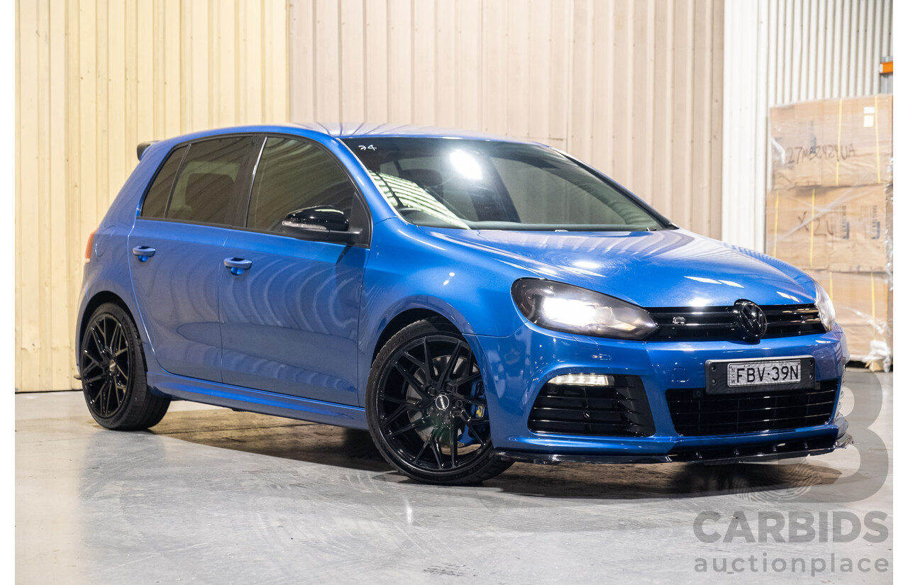 1/2013 Volkswagen Golf R (AWD) 1K MY13 5d Hatchback Rising Blue Metallic Turbo 2.0L