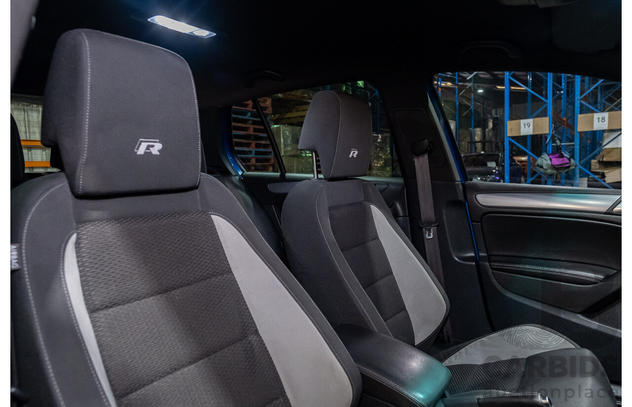 1/2013 Volkswagen Golf R (AWD) 1K MY13 5d Hatchback Rising Blue Metallic Turbo 2.0L