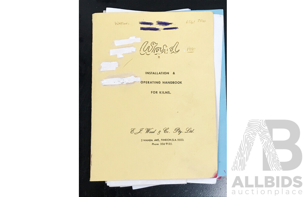 Vintage Ward Electric Kilns with Controller