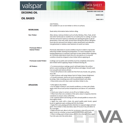 Valspar Oil Based Exterior Decking Oil- Redwood- 10L  - Lot of 5 - Approximate Total ORP $900