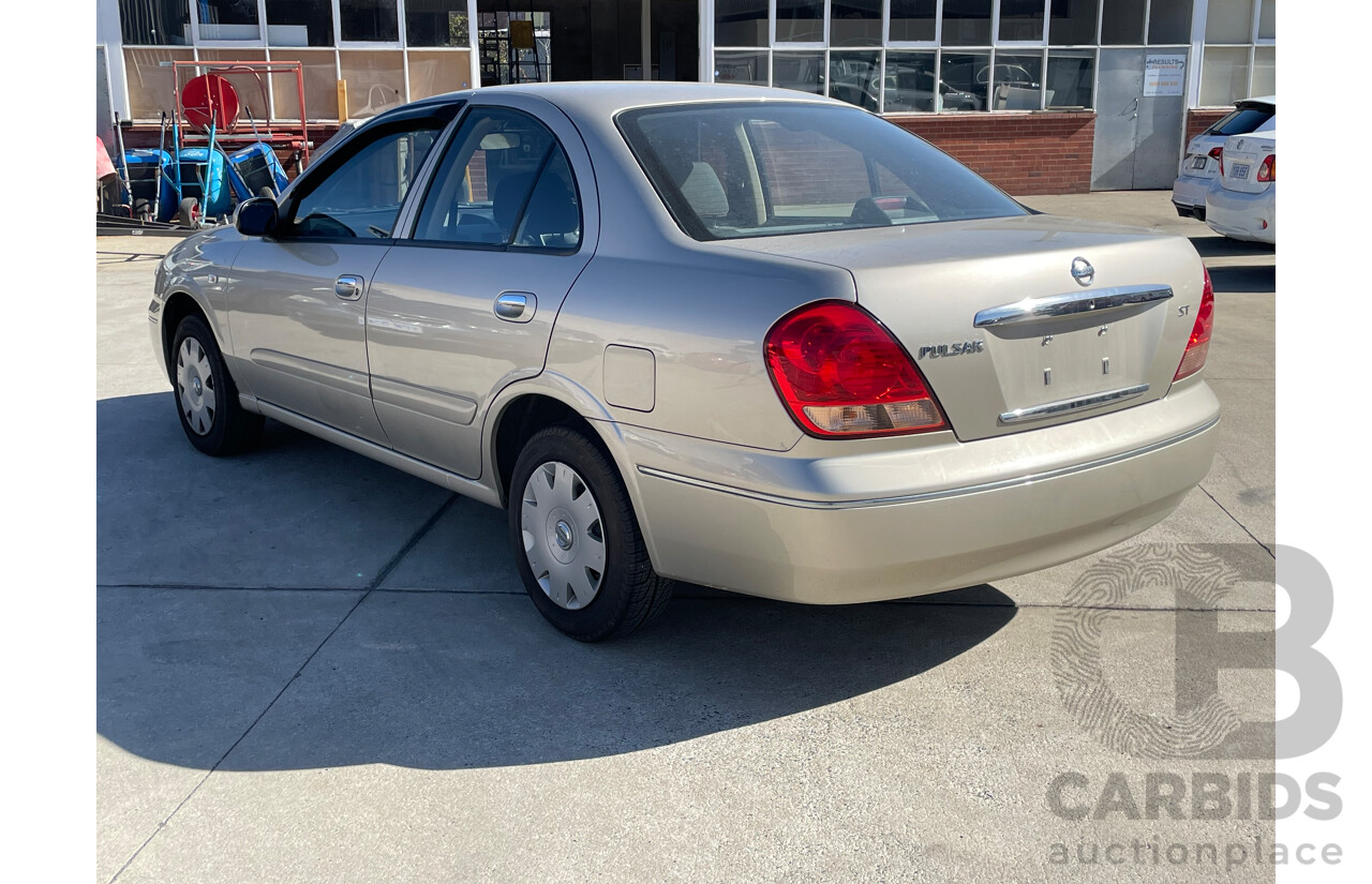 5/2005 Nissan Pulsar ST N16 MY04 4d Sedan Gold 1.8L