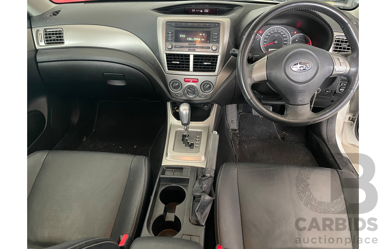 5/2010 Subaru Impreza R (awd) MY10 5d Hatchback White 2.0L