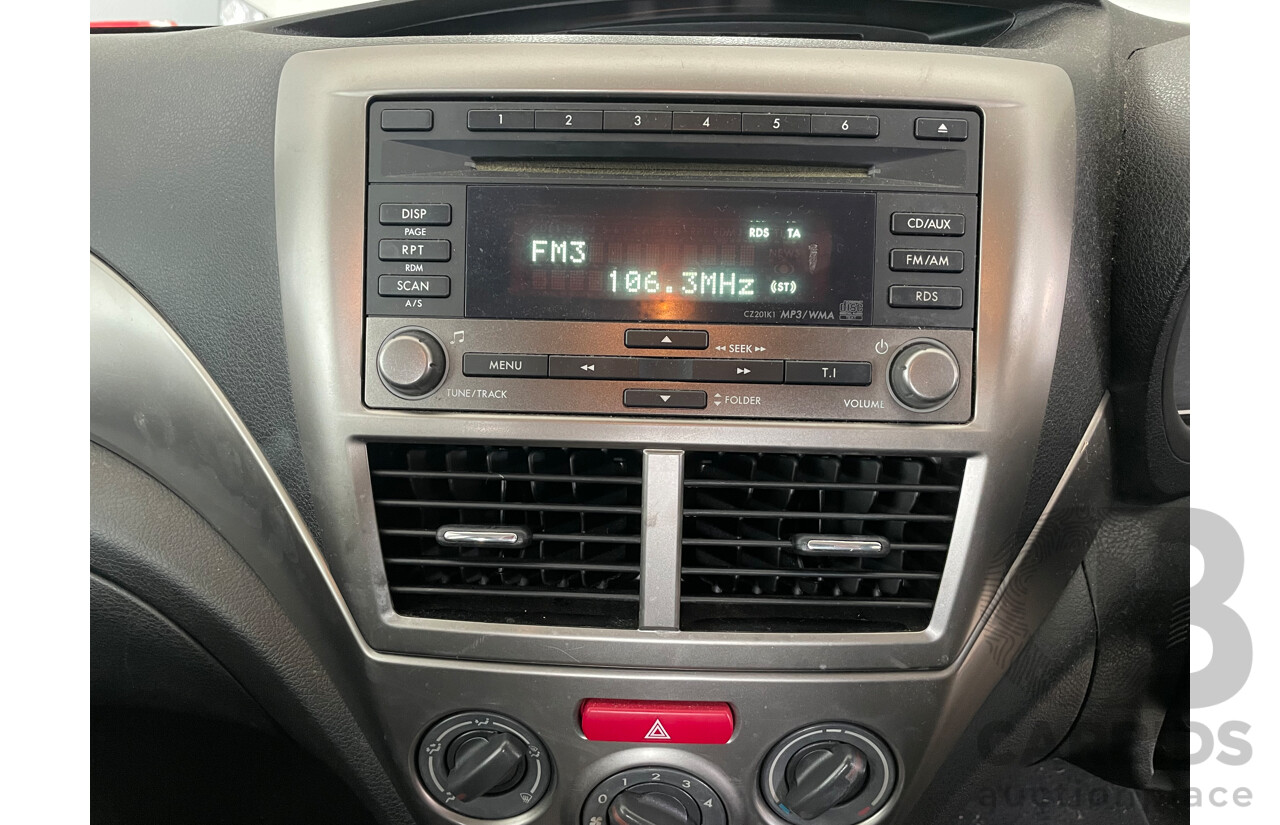 5/2010 Subaru Impreza R (awd) MY10 5d Hatchback White 2.0L