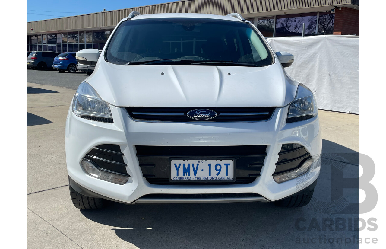 1/2015 Ford Kuga Trend (awd) TF MK 2 4d Wagon White 2.0L