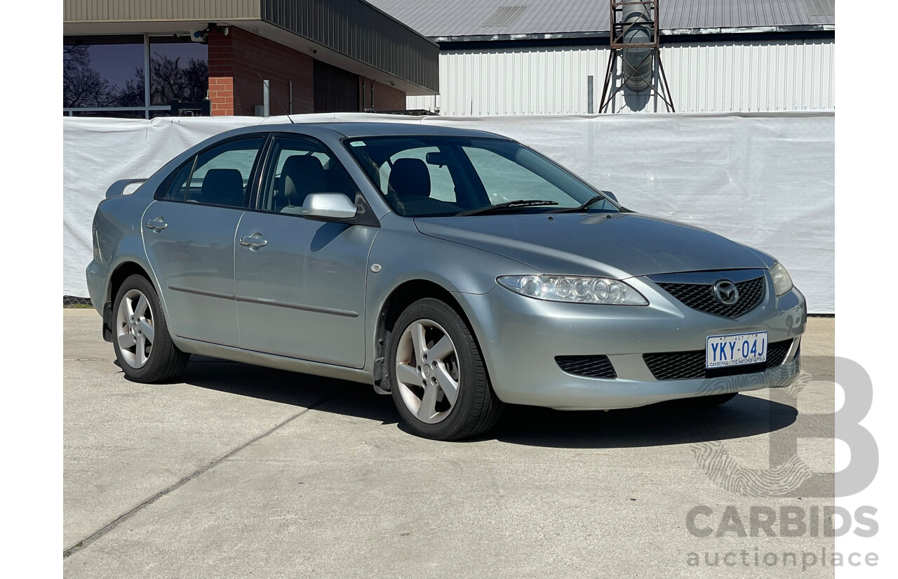 6/2004 Mazda Mazda6 Classic GG 5d Hatchback Silver 2.3L