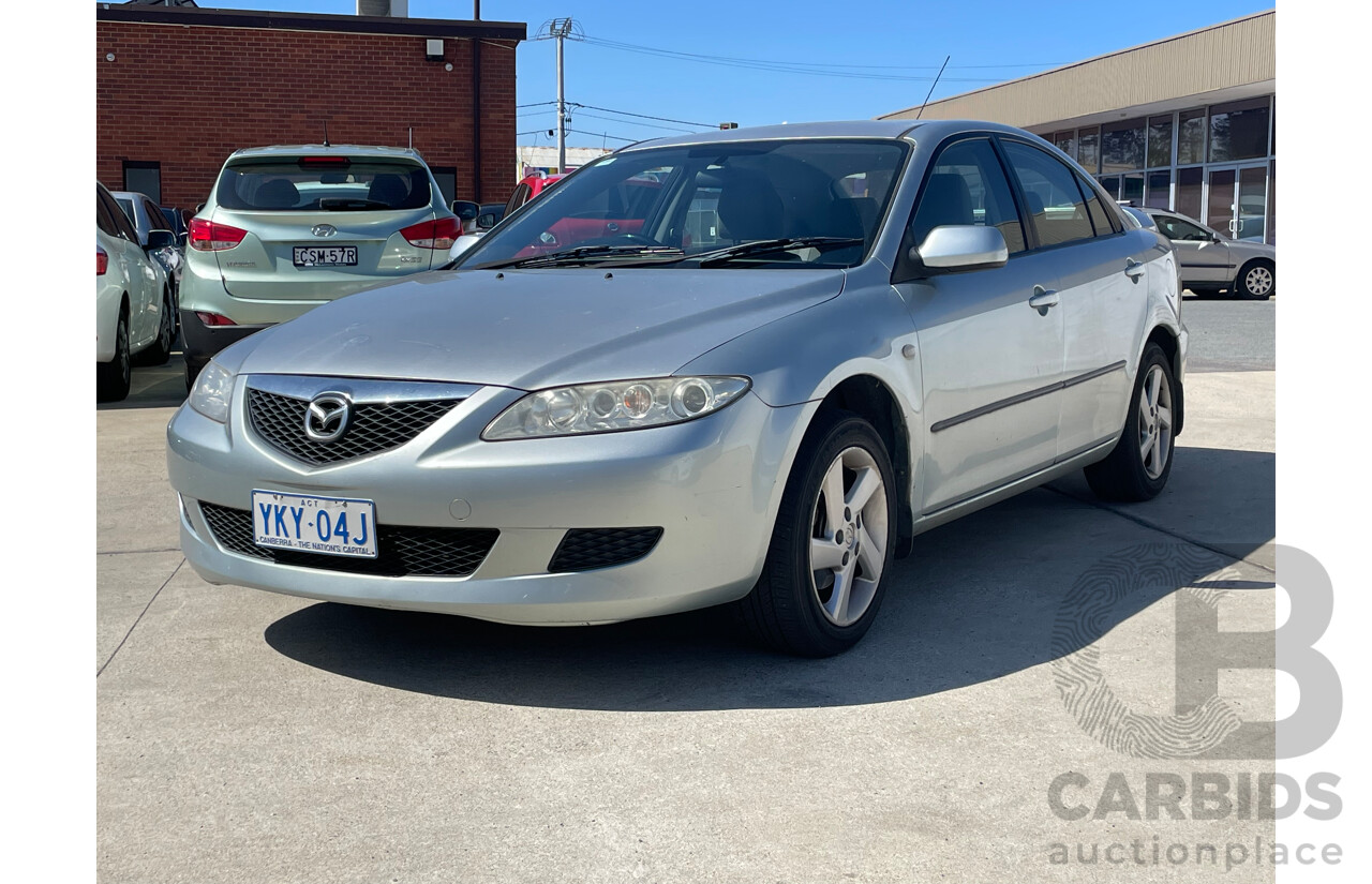 6/2004 Mazda Mazda6 Classic GG 5d Hatchback Silver 2.3L