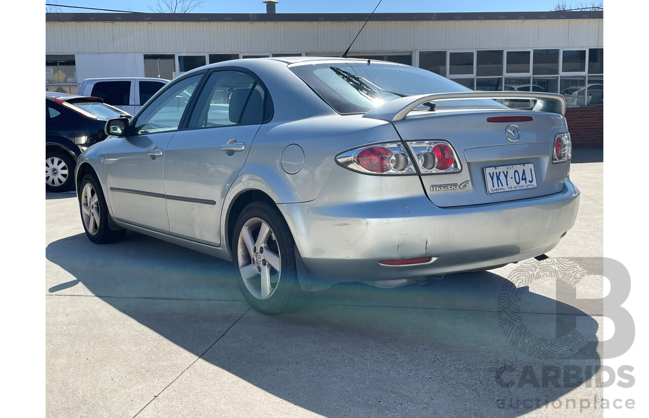 6/2004 Mazda Mazda6 Classic GG 5d Hatchback Silver 2.3L