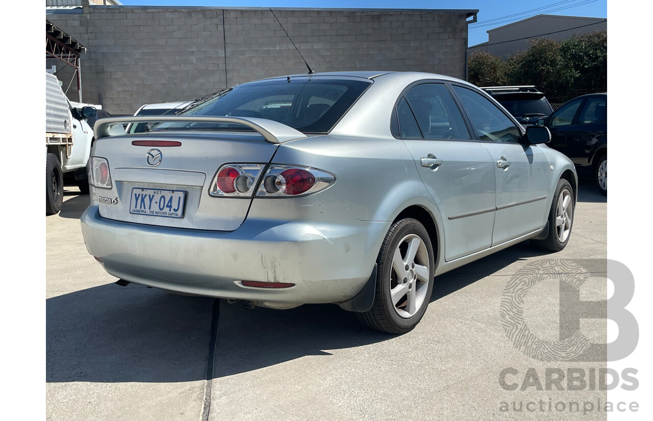 6/2004 Mazda Mazda6 Classic GG 5d Hatchback Silver 2.3L