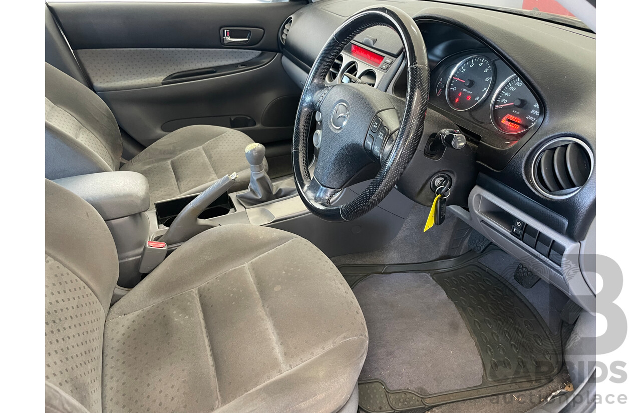 6/2004 Mazda Mazda6 Classic GG 5d Hatchback Silver 2.3L