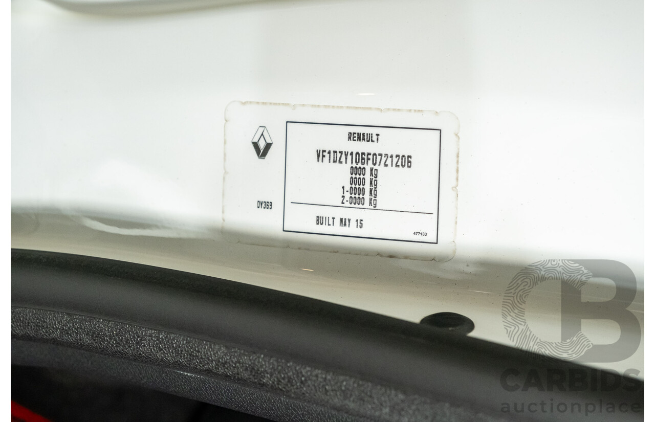 7/2016 Renault Megane RS 265 CUP Phase 2 X95 3d Hatchback White Turbo 2.0L