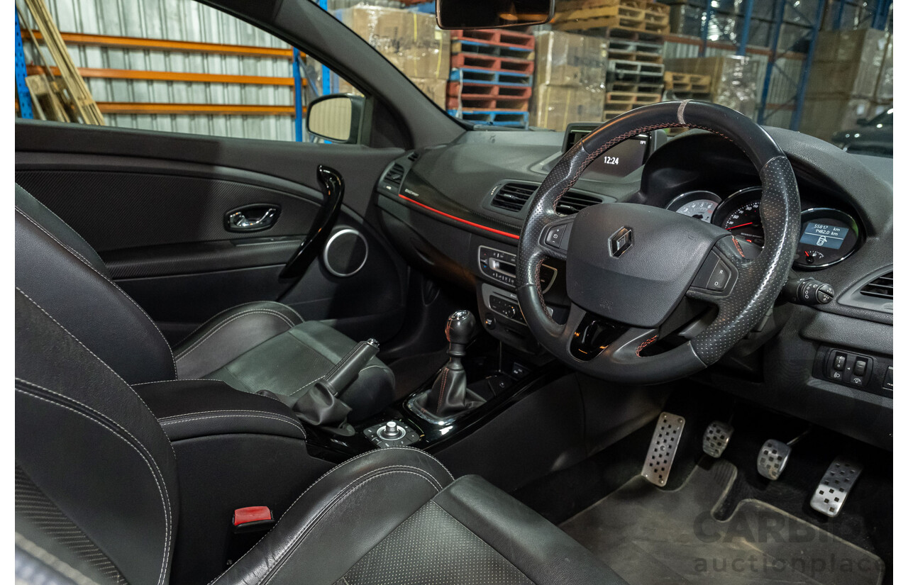 7/2016 Renault Megane RS 265 CUP Phase 2 X95 3d Hatchback White Turbo 2.0L