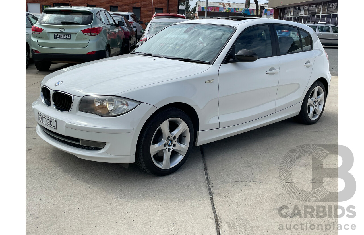 2/2008 BMW 120i E87 MY07 UPGRADE 5d Hatchback White 2.0L
