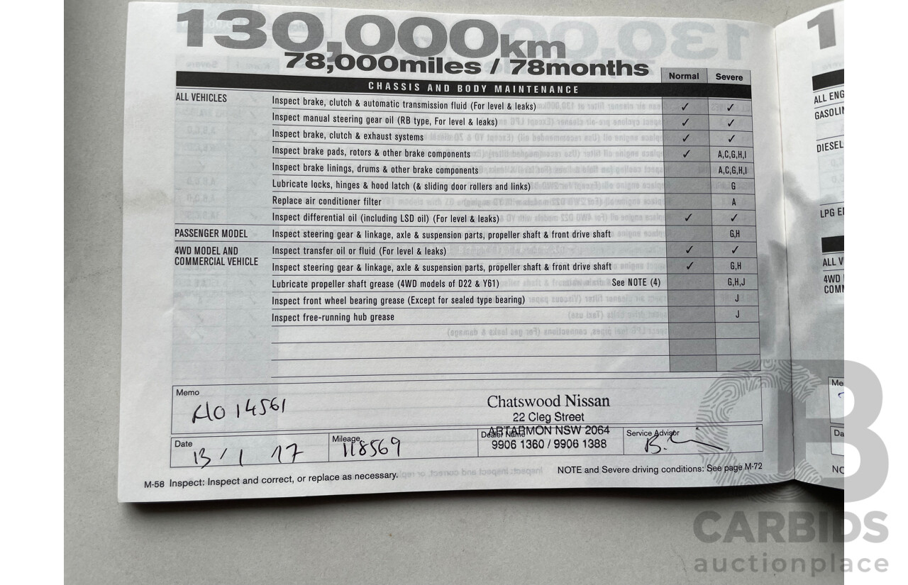 6/2007 Nissan X-Trail ST (4x4) T30 MY06 4d Wagon Grey 2.5L