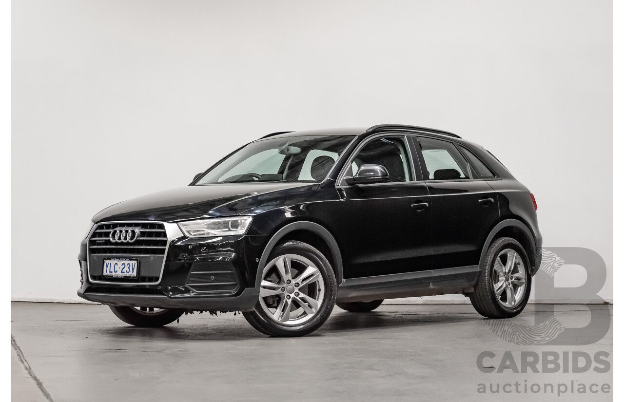 7/2015 Audi Q3 2.0 TDI Quattro (AWD) 8U MY15 4d Wagon Black Turbo Diesel 2.0L