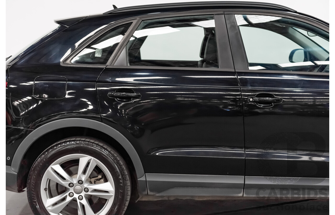 7/2015 Audi Q3 2.0 TDI Quattro (AWD) 8U MY15 4d Wagon Black Turbo Diesel 2.0L