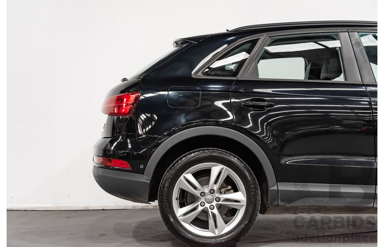 7/2015 Audi Q3 2.0 TDI Quattro (AWD) 8U MY15 4d Wagon Black Turbo Diesel 2.0L