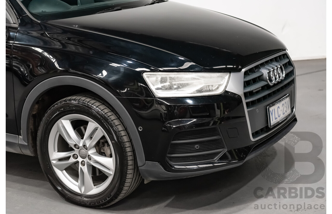 7/2015 Audi Q3 2.0 TDI Quattro (AWD) 8U MY15 4d Wagon Black Turbo Diesel 2.0L
