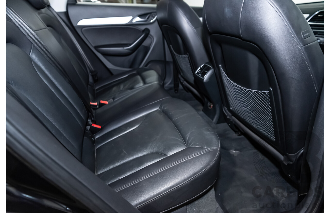7/2015 Audi Q3 2.0 TDI Quattro (AWD) 8U MY15 4d Wagon Black Turbo Diesel 2.0L