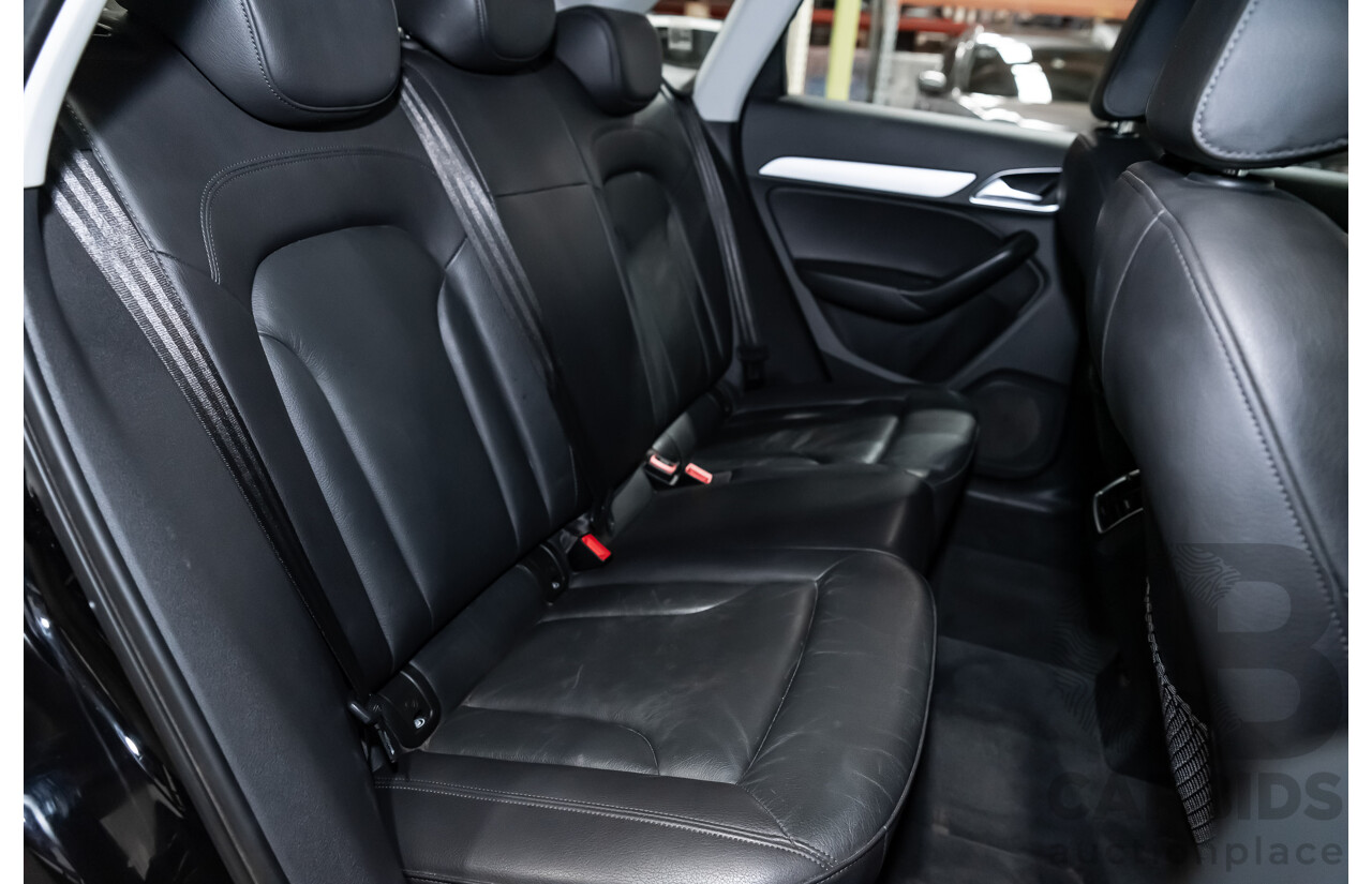7/2015 Audi Q3 2.0 TDI Quattro (AWD) 8U MY15 4d Wagon Black Turbo Diesel 2.0L