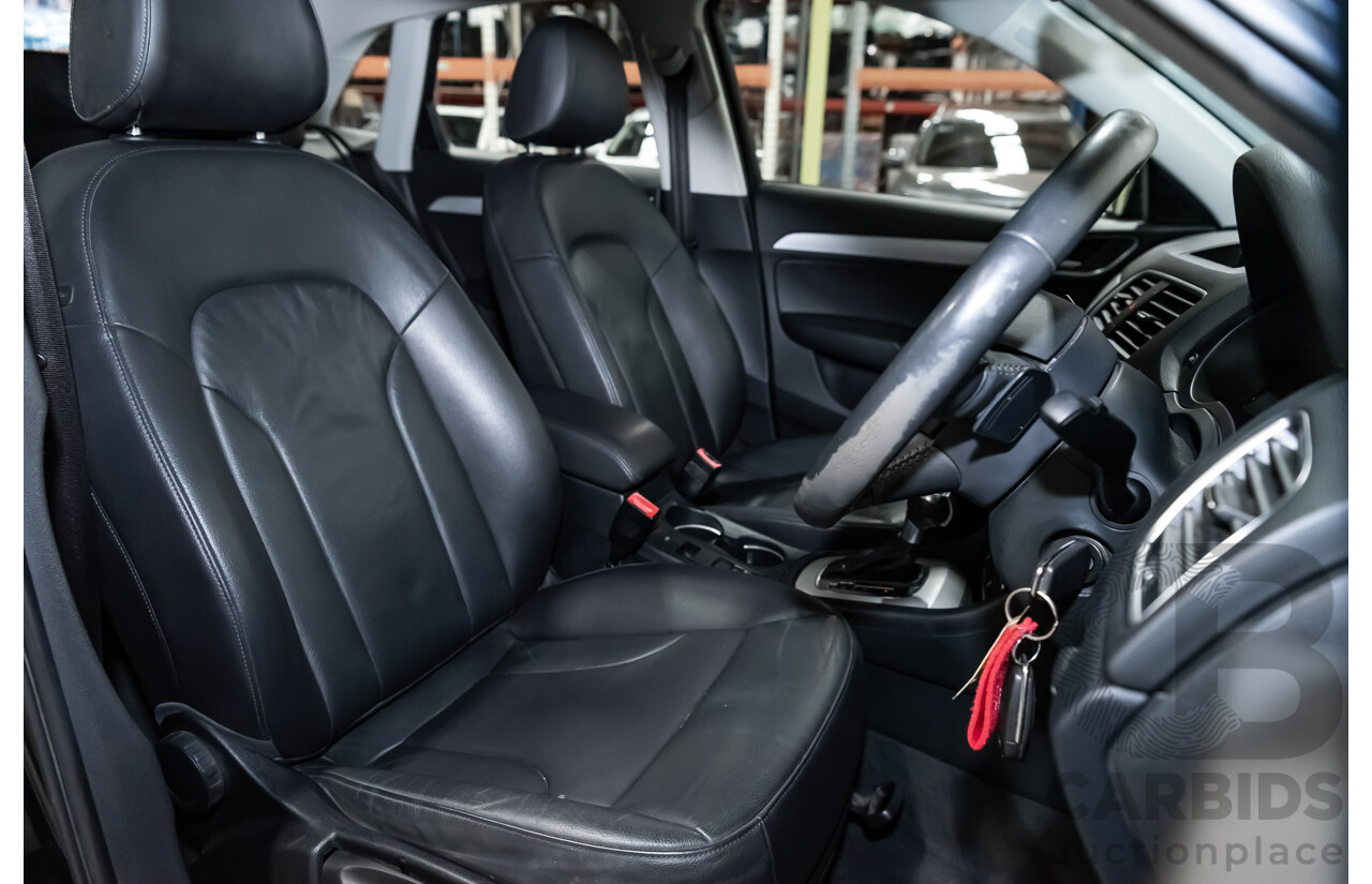 7/2015 Audi Q3 2.0 TDI Quattro (AWD) 8U MY15 4d Wagon Black Turbo Diesel 2.0L