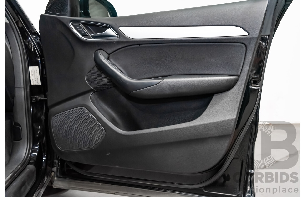 7/2015 Audi Q3 2.0 TDI Quattro (AWD) 8U MY15 4d Wagon Black Turbo Diesel 2.0L