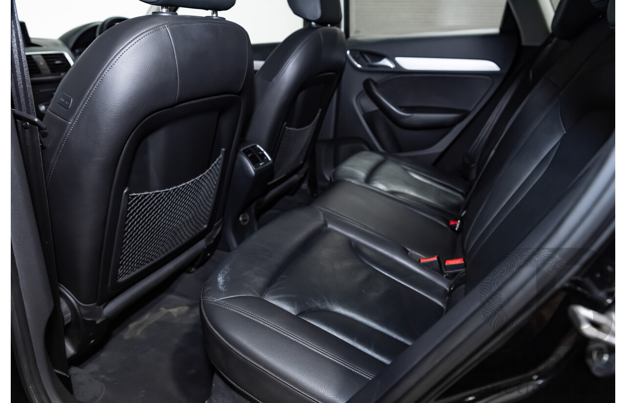 7/2015 Audi Q3 2.0 TDI Quattro (AWD) 8U MY15 4d Wagon Black Turbo Diesel 2.0L