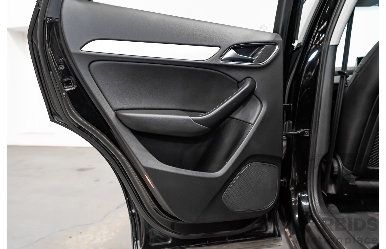 7/2015 Audi Q3 2.0 TDI Quattro (AWD) 8U MY15 4d Wagon Black Turbo Diesel 2.0L