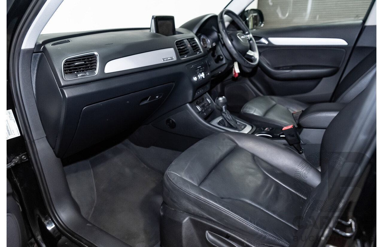 7/2015 Audi Q3 2.0 TDI Quattro (AWD) 8U MY15 4d Wagon Black Turbo Diesel 2.0L