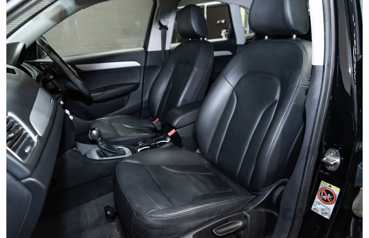 7/2015 Audi Q3 2.0 TDI Quattro (AWD) 8U MY15 4d Wagon Black Turbo Diesel 2.0L