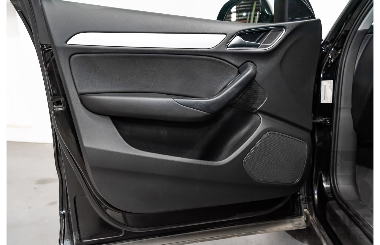 7/2015 Audi Q3 2.0 TDI Quattro (AWD) 8U MY15 4d Wagon Black Turbo Diesel 2.0L