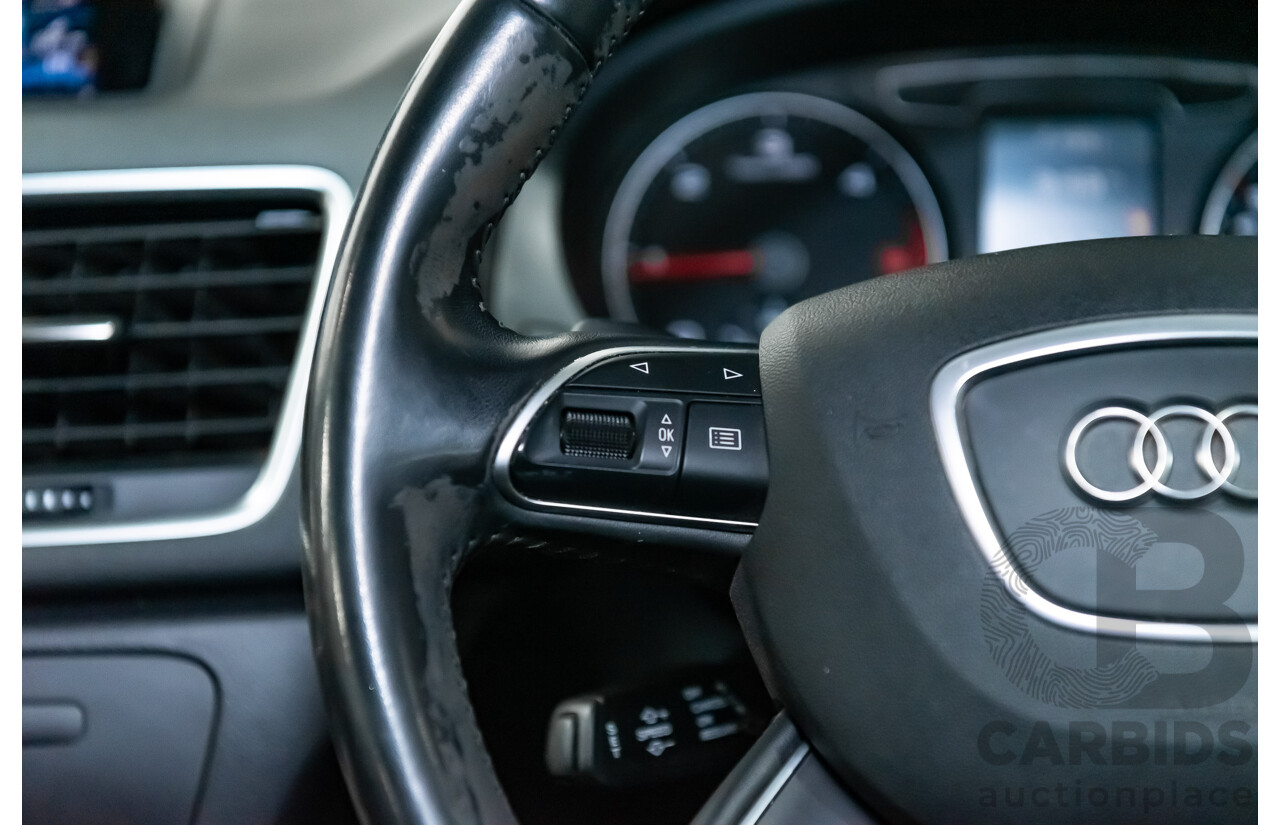 7/2015 Audi Q3 2.0 TDI Quattro (AWD) 8U MY15 4d Wagon Black Turbo Diesel 2.0L