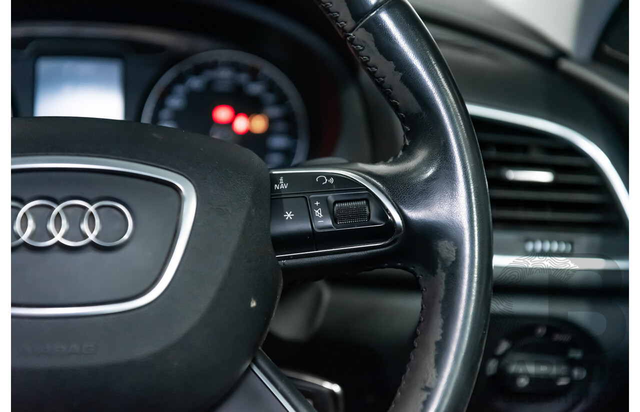 7/2015 Audi Q3 2.0 TDI Quattro (AWD) 8U MY15 4d Wagon Black Turbo Diesel 2.0L