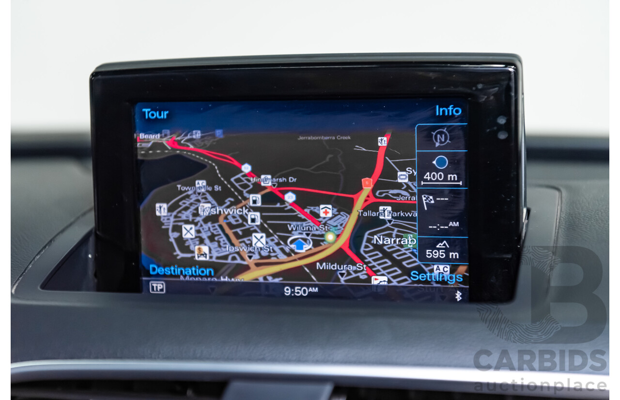 7/2015 Audi Q3 2.0 TDI Quattro (AWD) 8U MY15 4d Wagon Black Turbo Diesel 2.0L