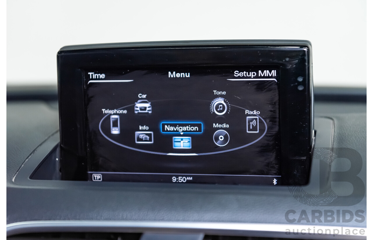 7/2015 Audi Q3 2.0 TDI Quattro (AWD) 8U MY15 4d Wagon Black Turbo Diesel 2.0L