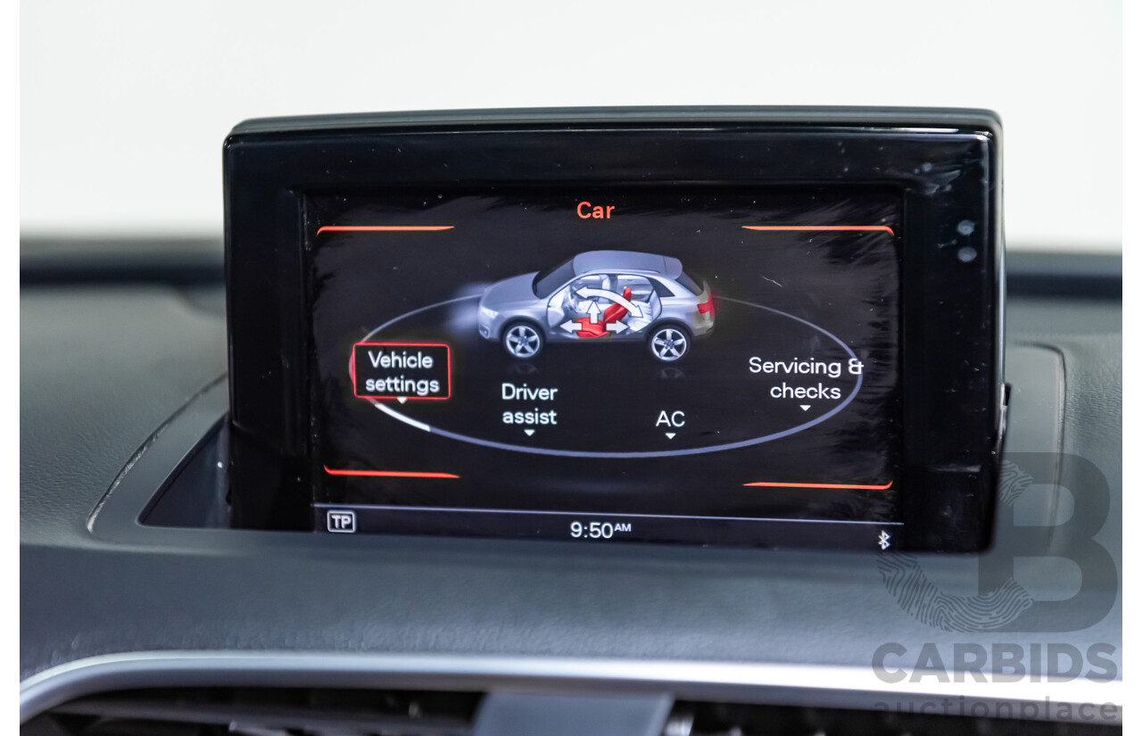 7/2015 Audi Q3 2.0 TDI Quattro (AWD) 8U MY15 4d Wagon Black Turbo Diesel 2.0L