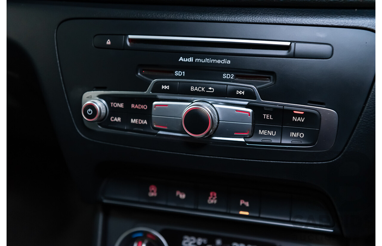 7/2015 Audi Q3 2.0 TDI Quattro (AWD) 8U MY15 4d Wagon Black Turbo Diesel 2.0L