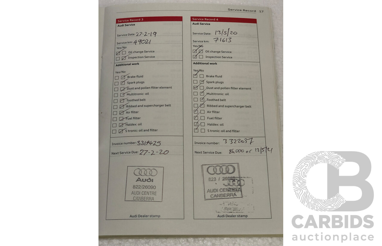 7/2015 Audi Q3 2.0 TDI Quattro (AWD) 8U MY15 4d Wagon Black Turbo Diesel 2.0L