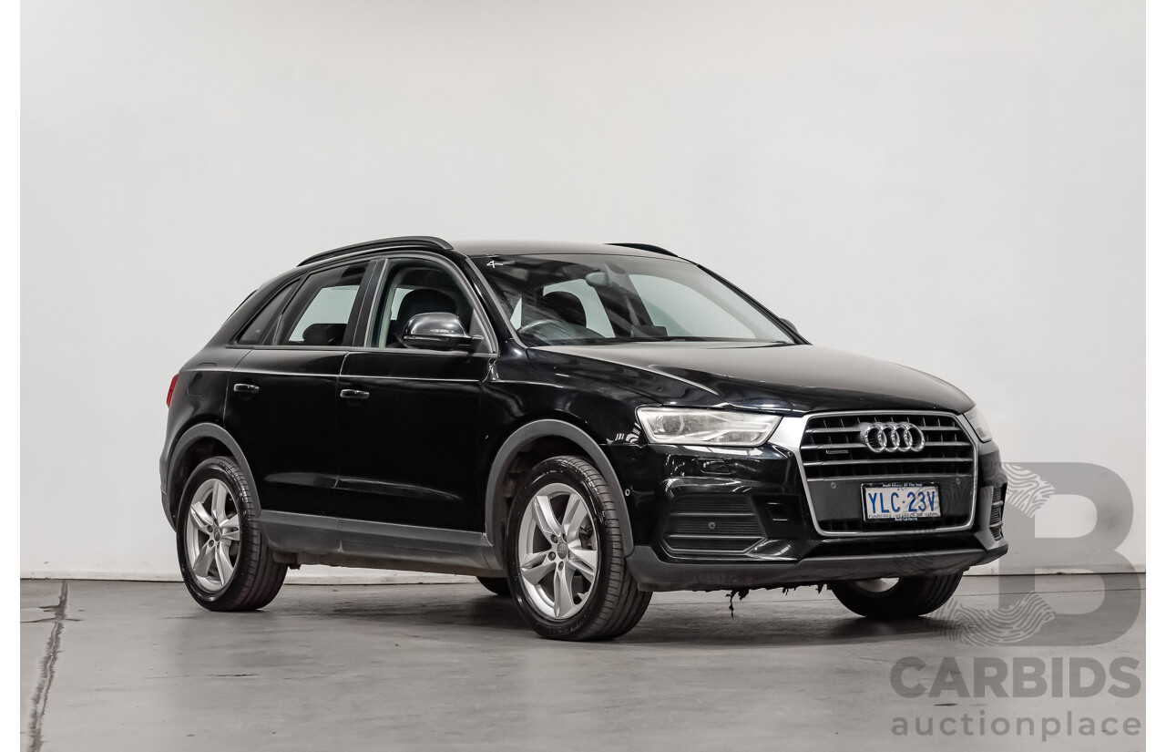 7/2015 Audi Q3 2.0 TDI Quattro (AWD) 8U MY15 4d Wagon Black Turbo Diesel 2.0L