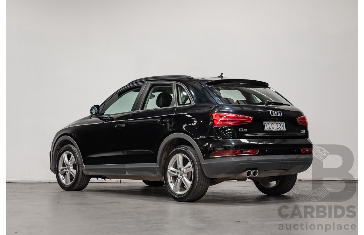 7/2015 Audi Q3 2.0 TDI Quattro (AWD) 8U MY15 4d Wagon Black Turbo Diesel 2.0L