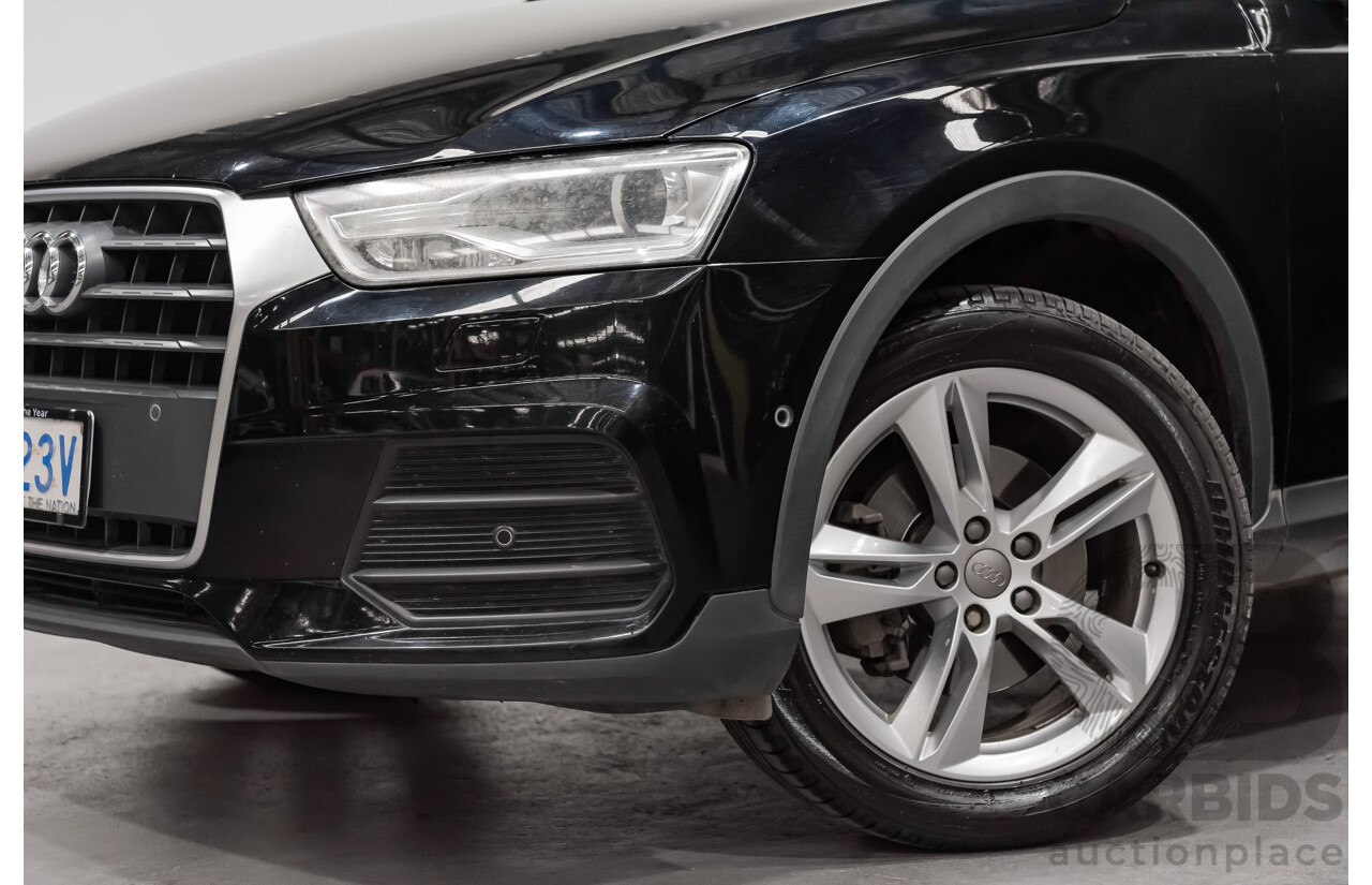 7/2015 Audi Q3 2.0 TDI Quattro (AWD) 8U MY15 4d Wagon Black Turbo Diesel 2.0L
