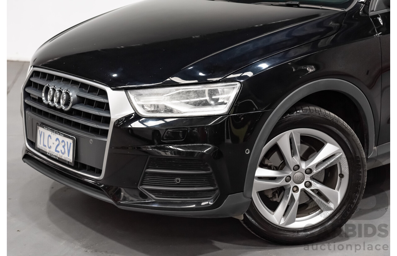 7/2015 Audi Q3 2.0 TDI Quattro (AWD) 8U MY15 4d Wagon Black Turbo Diesel 2.0L