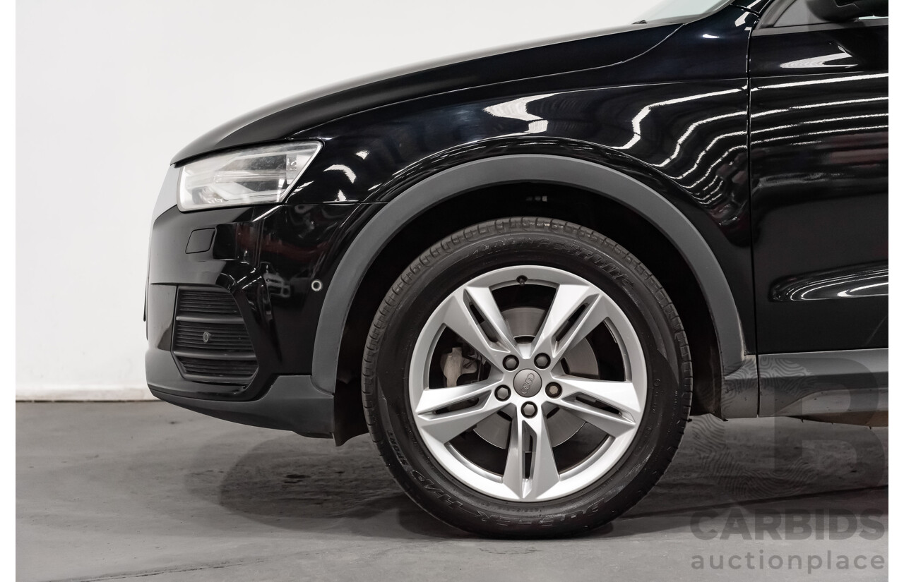 7/2015 Audi Q3 2.0 TDI Quattro (AWD) 8U MY15 4d Wagon Black Turbo Diesel 2.0L