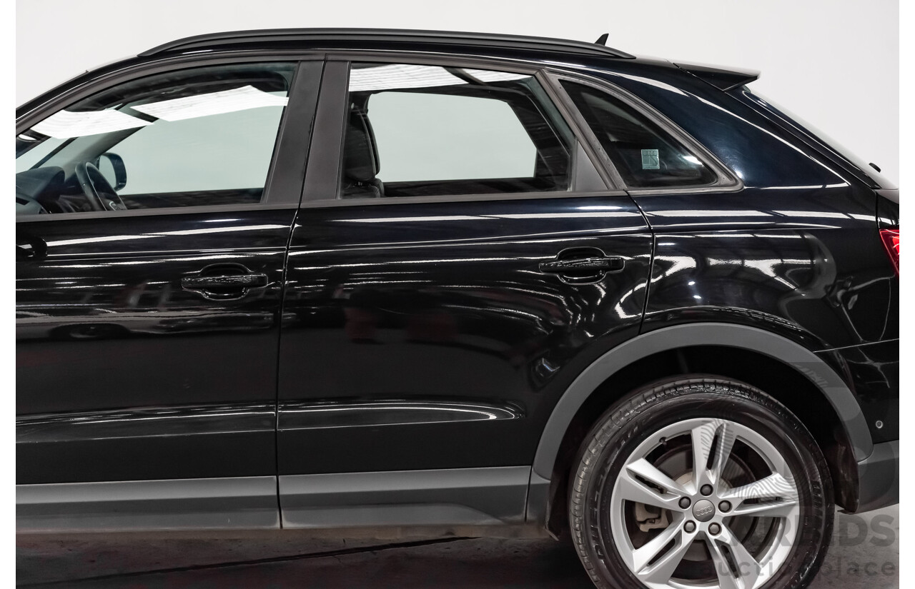 7/2015 Audi Q3 2.0 TDI Quattro (AWD) 8U MY15 4d Wagon Black Turbo Diesel 2.0L